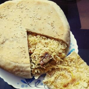 Parampara Exquisite Pardah Biriyani (Mutton)+1 Afghani Chicken(6 Pieces )+3Firni (For Three Heads+) {12 Hours Pre-Order}