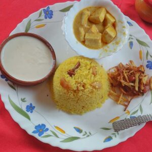 Basanti Pulao+Vaja+Paneer+Kheeranno {10 Hours Pre-Order}
