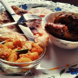 Mughlai Paratha-Chicken Kasha(2 Pcs Of Chicken ) {5 Hours Pre-Order}