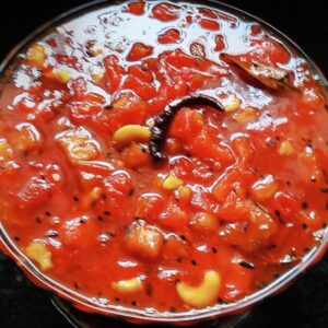 Chatni(Tomato-khajur-amsatwa/Jalpai)(500 ml) {Minimum Order Quantity=2} {8 Hours Pre-Order}