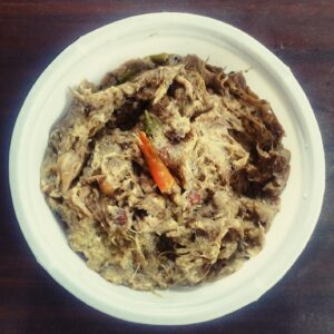 Kochur Shak Narkel Diye{Minimum Order Quantity=2} {8 Hours Pre-Order}