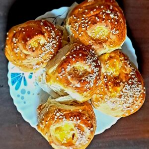 Rose shaped Custard Chocolate Bread {5 Hours Pre-Order}